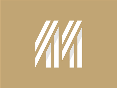 M Mark design graphic design grid icon letters logo logo design m mark monogram