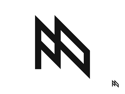 M Mark design grid icon letter lettering logo m mark monogram symbol type