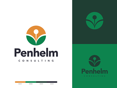 Penhelm Pt. II brand branding finances geometric graphic design icon identity logo logoinspiration mark monogram pen symbol