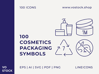 Cosmetics Packaging Symbols collection cosmetics icon icons set line icon outline package packaging pictogram symbol