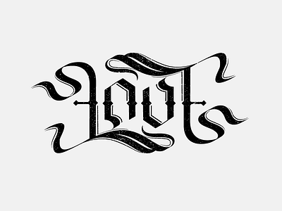 Love Ambigram calligraphy e l logo love typography vector