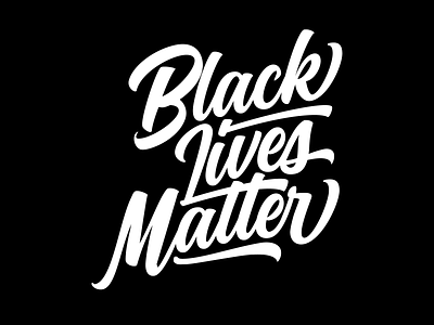 BLM black lives matter blm brand identity brush calligraphy identity lettering logo design type typography