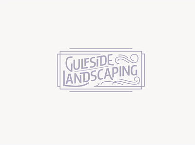 Landscaping badge brand identity branding design gardening identity landscape landscaping lettering logo logo design typography vector vintage
