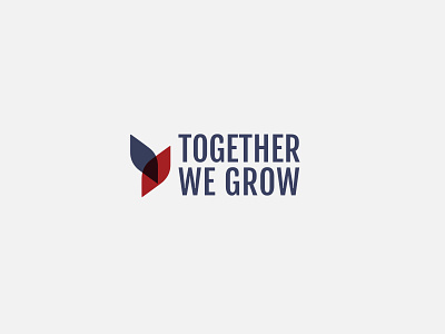 Together bird brand identity branding graphic design grow growth leaf leaves logo logo design