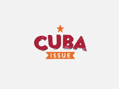 Cuba Issue cuba logo retro vintage