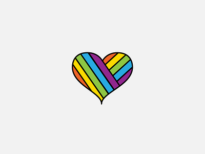 Love is Love heart lgbt marriage equality pride