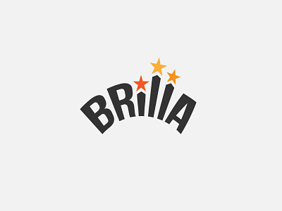 Brilla brand identity branding brilla church logo comet fireworks identity lettering light logo logo design shine star stars type typography