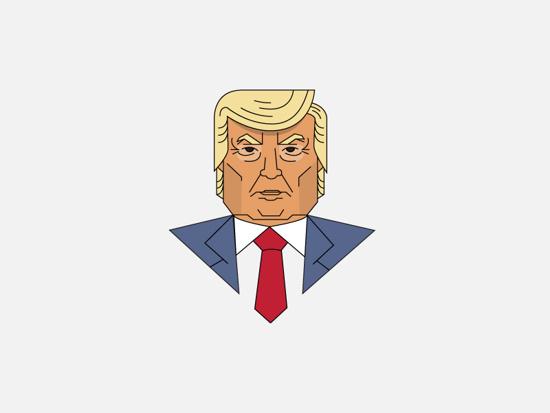 Trump by Julio Ramos on Dribbble