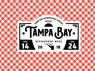 Restaurant Week badge bay food logo restaurant tampa