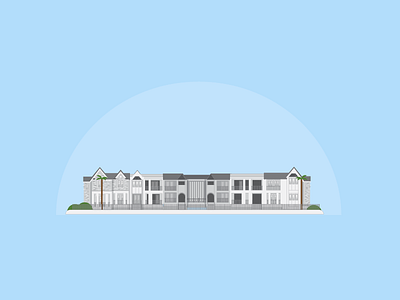 Jeter's House buildings house icon landmark map tampa vector
