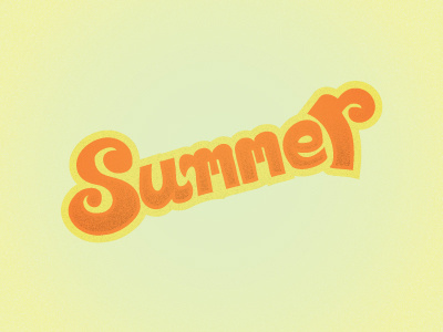 Summer lettering ornaments summer typography vector