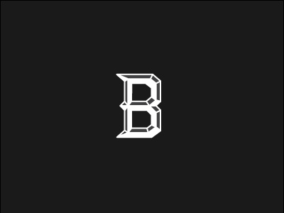 B b lettering letters monogram typography