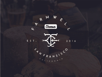 FARMWELL CHEESE cheese identity logo visual