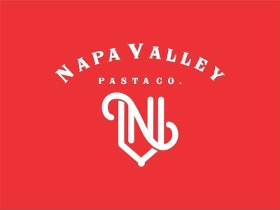 NAPA VALLEY Pasta Co. branding identity logo logomark logotype pasta type visual