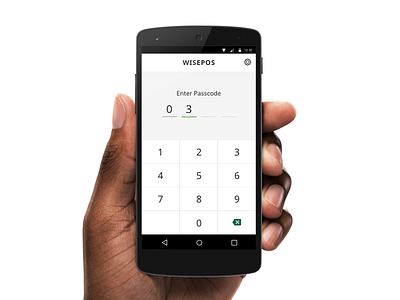 Point of Sales - Passcode android material design mobile passcode password point of sales pos ui uiux