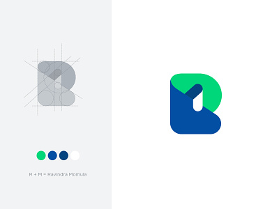 My Own Branding blue branding color design green grey interaction logo my logo own branding printable typogaphy white