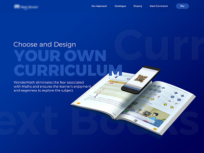 Landing Page animation blue interaction design landing page page design visual design