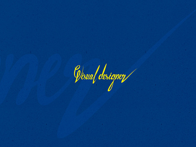 Typography blue designer text typography typography design yellow