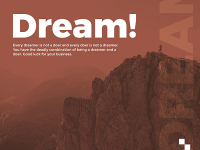 Dream! branding dream dreaming landing page logical think ui design visual design website