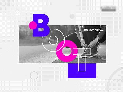 Do running add boot branding footer grey landing page logo pink post runner running shoes shoes lace ui design violet visual design