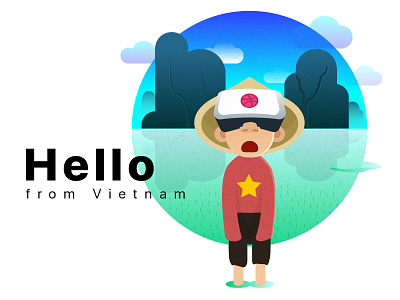 Hello dribbble hello vietnam
