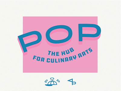 Vintage Logo Spread for Culinary Co-Space color food handdrawn illustrator logo minimal modern vintage