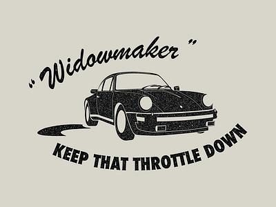 Widowmaker T-shirt Graphic car graphic illustration illustrator tshirt vintage