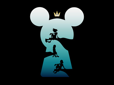 Kingdom Hearts characterdesign illustration