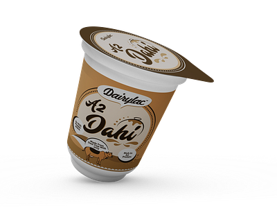 Curd Packaging branding design illustration vector