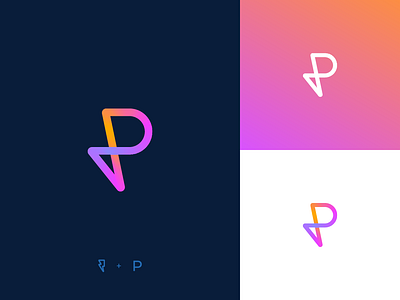 P logo exploration brand brand identity branding logo logo design