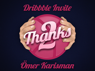 Thanks For The Invite. drafted dribbble eraah invite karisman thanks Ömer