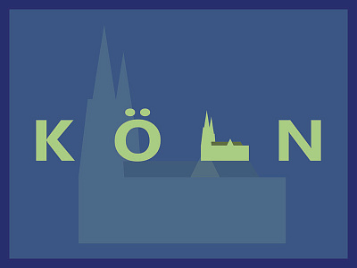 Cities & Monuments: Köln branding cathedral cologne graphic design illustrator köln logo visual design