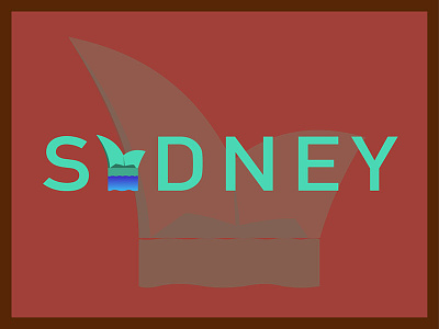 Cities & Monuments: Sydney architecture australia branding graphic design illustration illustrator logo photoshop sydney sydney opera house visual design
