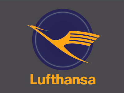 Lufthansa logo proposal airline branding graphic design illustration illustrator logo lufthansa photoshop rebrand visual design