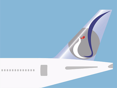 Air France Tail proposal 777 air france airline boeing branding graphic design illustration illustrator logo photoshop rooster visual design