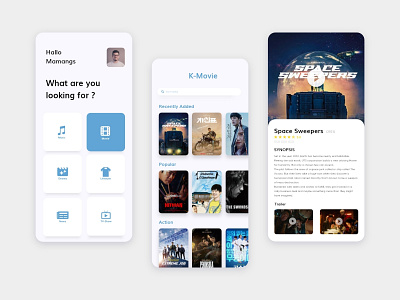 Kokoreaan 2021 app design korea mobile movie movie app newshot satriawan shot