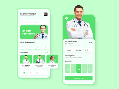 Ngodoc - Online Medical Consult App #2 2021 app chat clean consult doctor exploration green health health care health issue medical minimalist november online satriawan shot ui video call whitespace