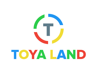 Toya Land Logo branding design dribbble icon logo shot t typography