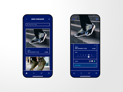 App Concept app blue design ecommerce line shoes ui ui design ux ux design