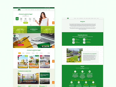 Menorca - Web app design green ui ui design ux ux design