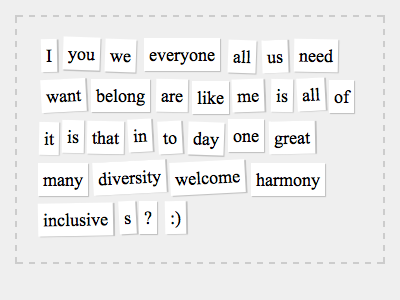 Magnetic poetry html javascript magnetic poetry