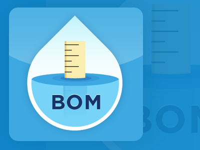 BOM icon iphone water