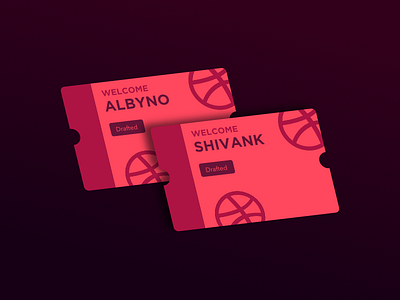 Invite Results dribbble invite red results tickets