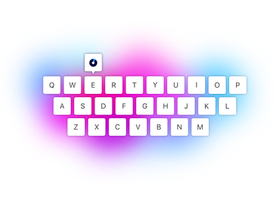 Keyboard blur keyboard ui