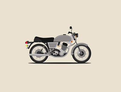 Motorcycle branding design icon illustration logo motorcycle vector