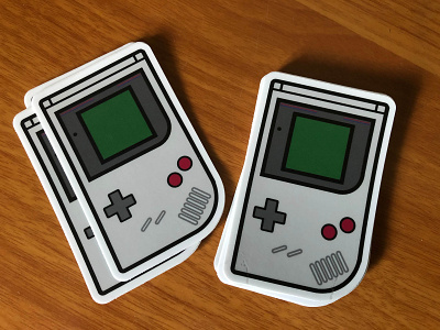 Game Boy Sticker game illustration nintendo sticker