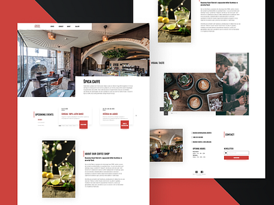 Landing page - Coffee shop