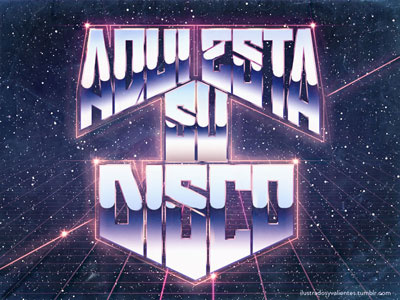 Aquí esta su disco. design retro typography uruguay