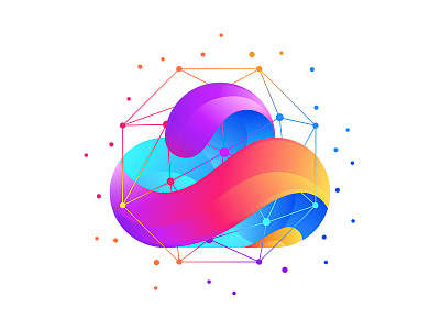 LOGO blue branding colours design digital icon illustrator logo vector