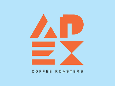 Apex Coffe Roasters branding identity logo